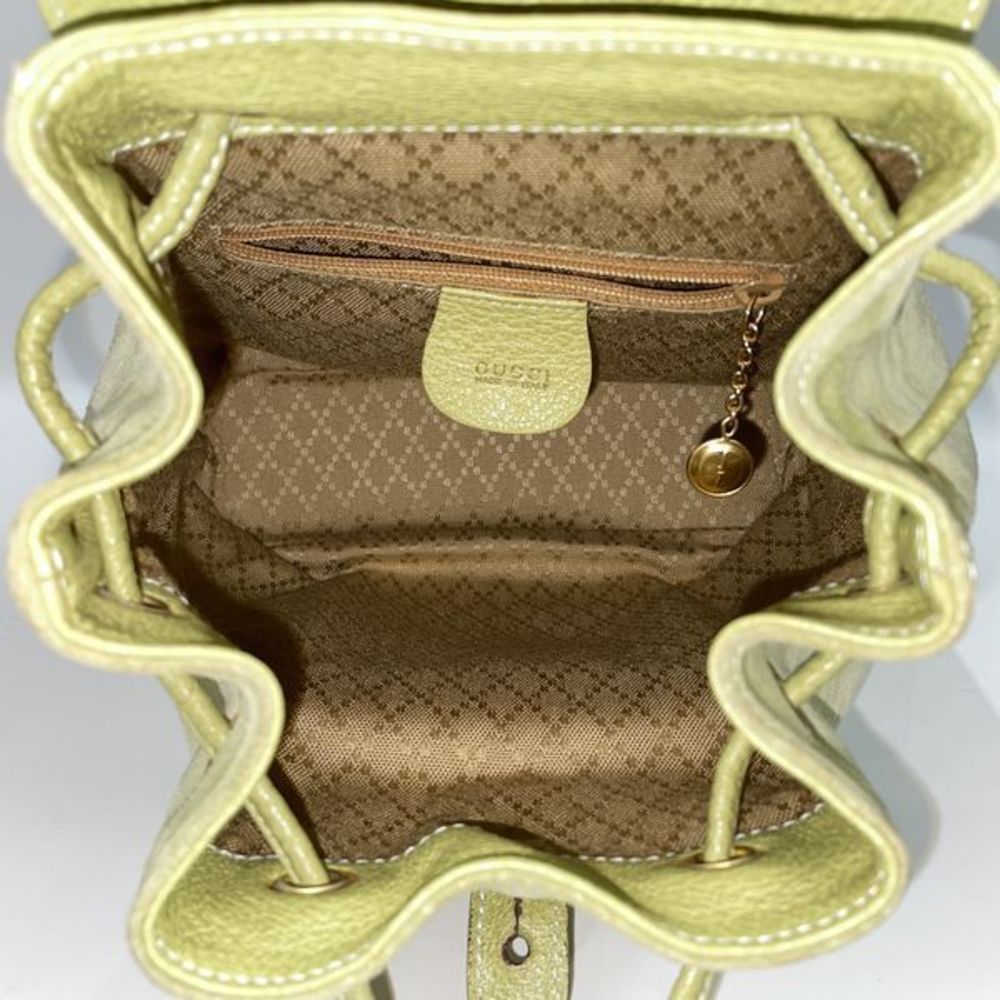 Gucci Mini Bamboo Backpack Green - image 7